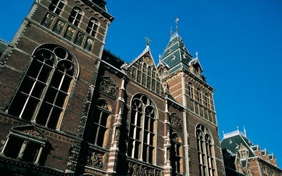 Front detail of the Rijksmuseum Amsterdam