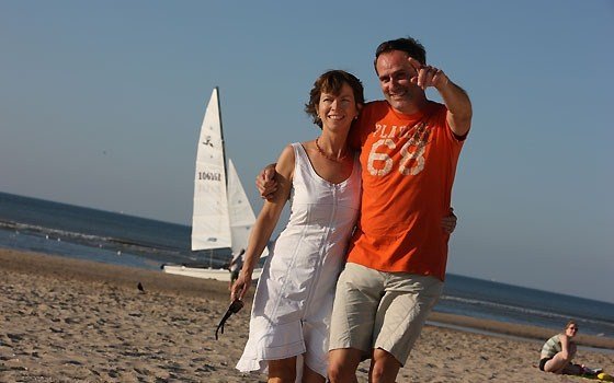 People on the beach