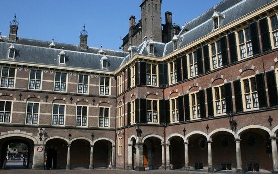 Entrance to the Senate (eerste kamer) of the Netherlands