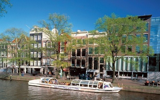 The canal bus is an enjoyable and relaxed way of getting around the canals of amsterdam