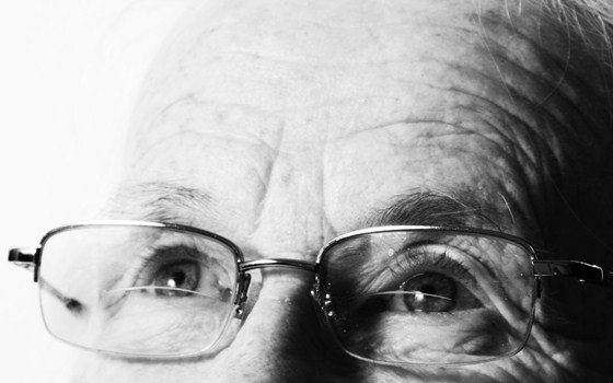 Face of old man