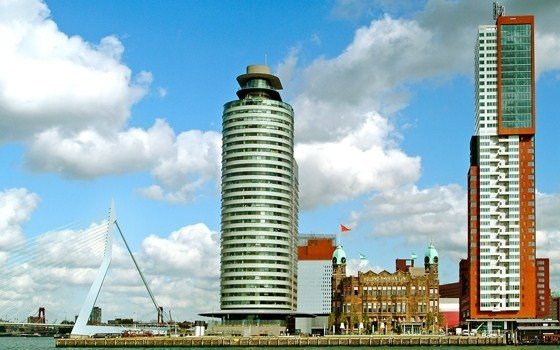 Architecture wilhelminakade Rotterdam