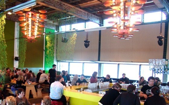 The interior of the muziekgebouw aan't ij