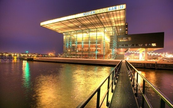 Exterior of the Muziekgebouw aan't ij