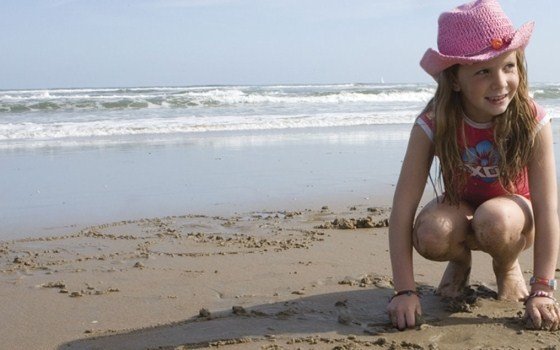 girl on the beach