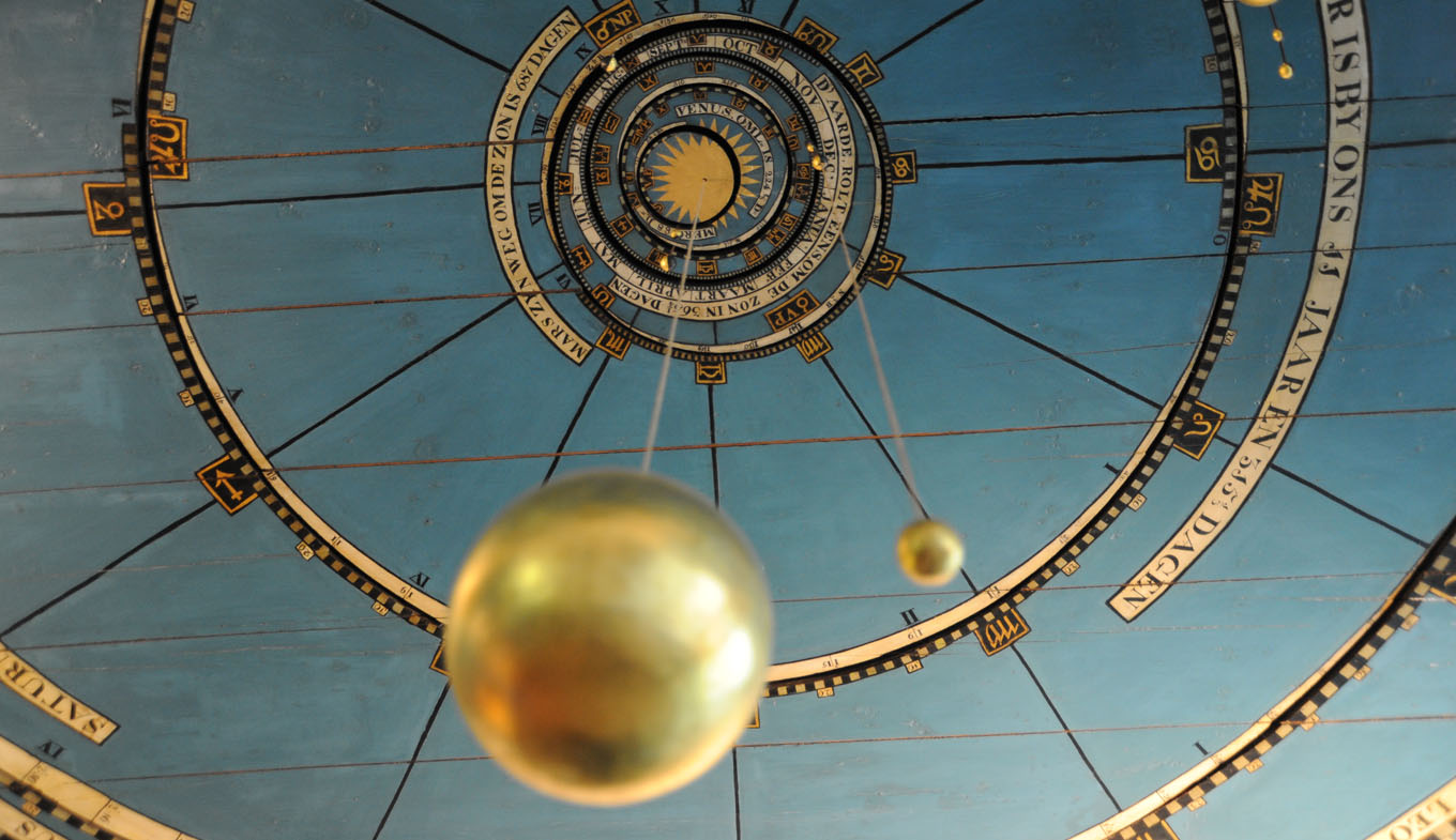 Interior of Eise Eisinga Planetarium