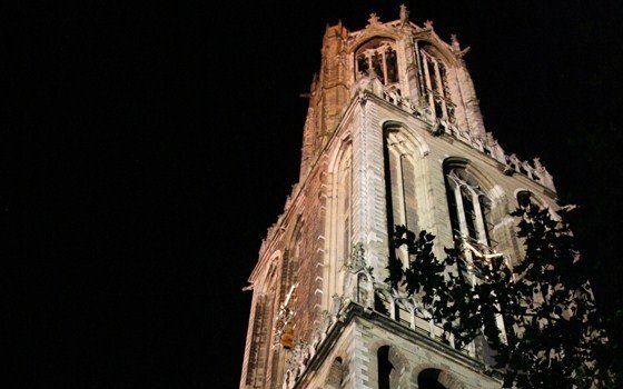 Domtoren in utrecht by night