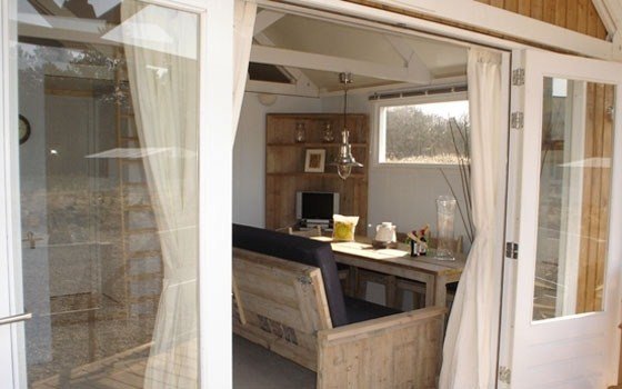 A livingroom at kennemerduin camping 