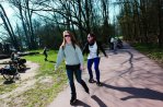 Fietsen langs de parken van Rotterdam