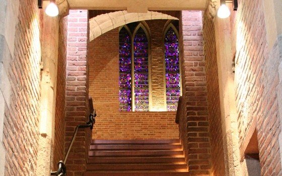 Stained glass in the Domtoren of Utrecht