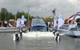 Amsterdam Welcomes 'Floating Dutchman' - A Bus and Boat in One