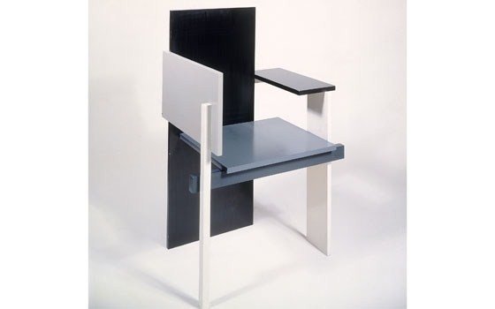a chair designed by rietveld
