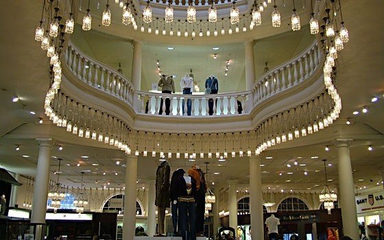 Interior of Maison de Bonneterie in Amsterdam