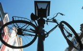 By bike