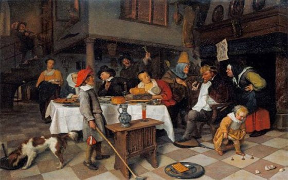 Resultado de imagem para imagens jan steen