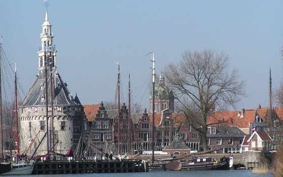 An historic townscape in Hoorn