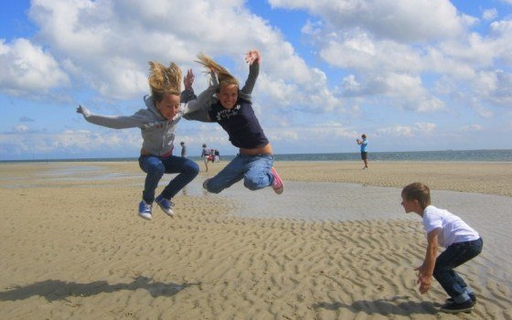 Kids beach