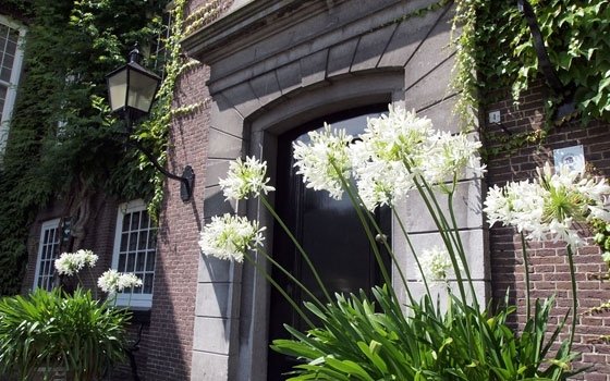The front door of castle zuylen