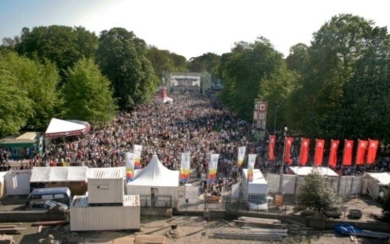 Bevrijdingpop © Ewout Koster a birds eye view of 