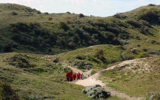 schoorl dunes a walking familiy