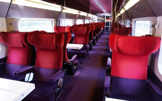 Thalys train inside