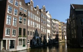 The old inner city of Amsterdam