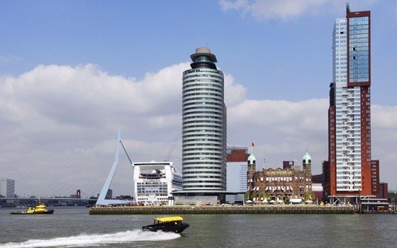 The Kop van Zuid area in Rotterdam