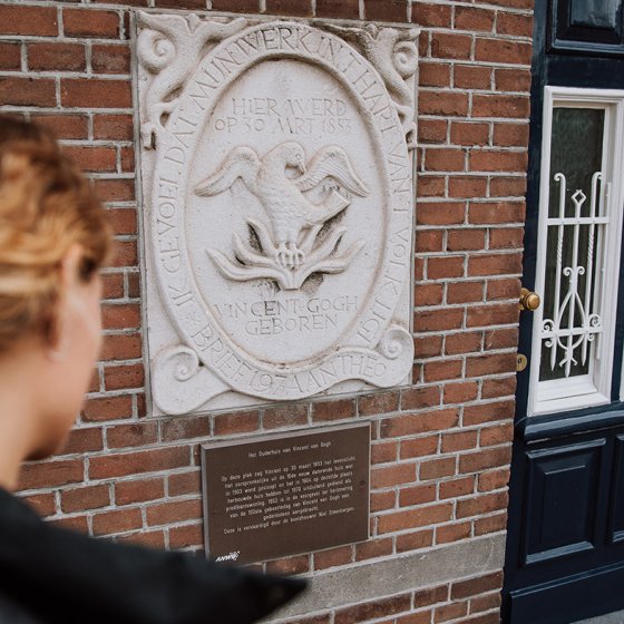 Van Gogh Brabant plaque birthplace Vincent van Gogh