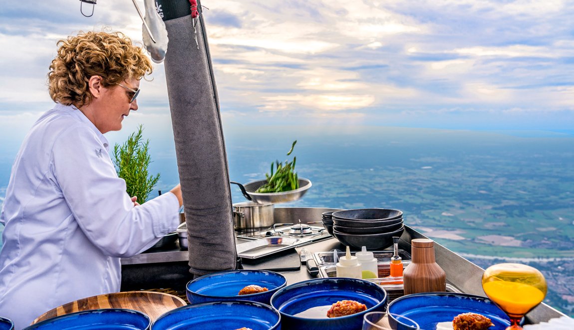 Cooking in the air Cooking in the air