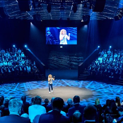 Speaker during congress