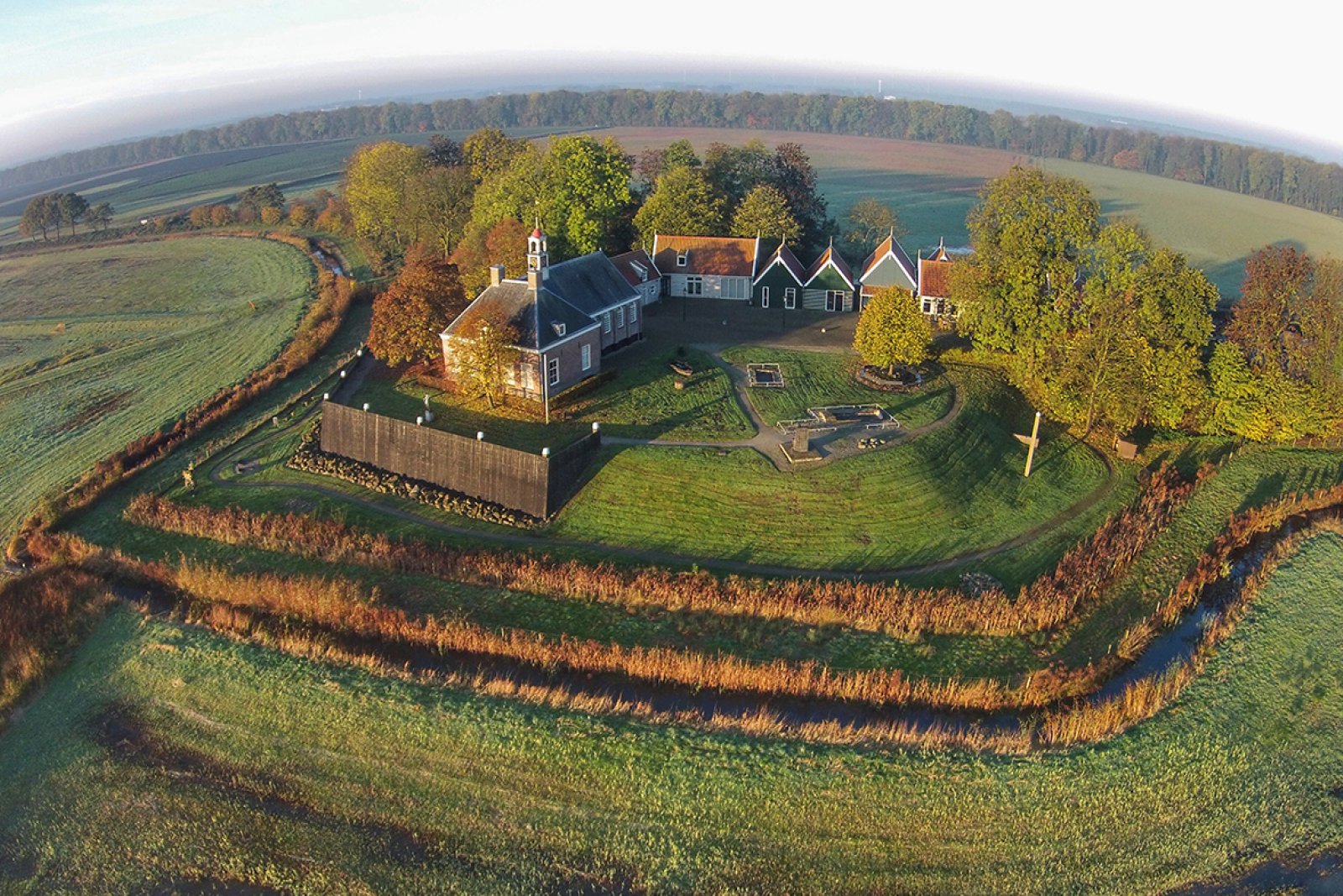 Schokland Unesco birds eye View