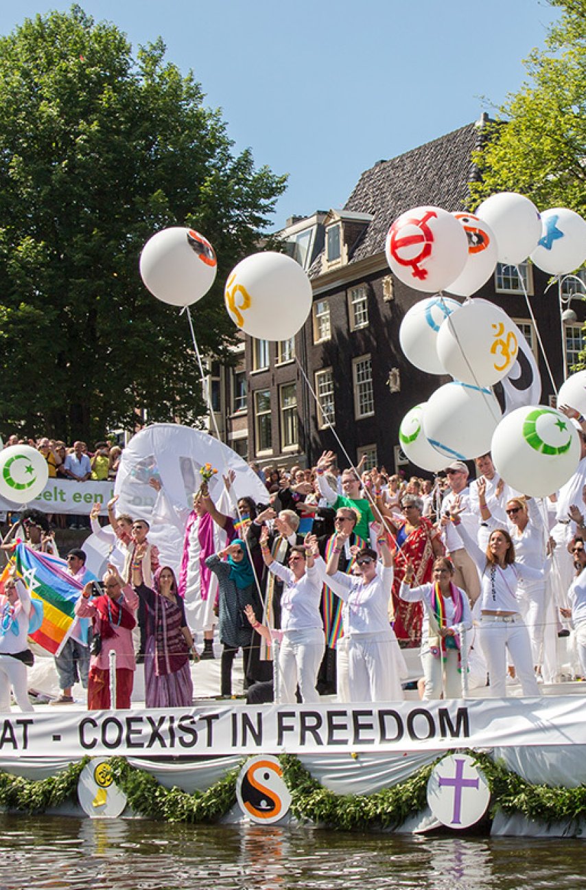 Gay Pride World Religion Boat