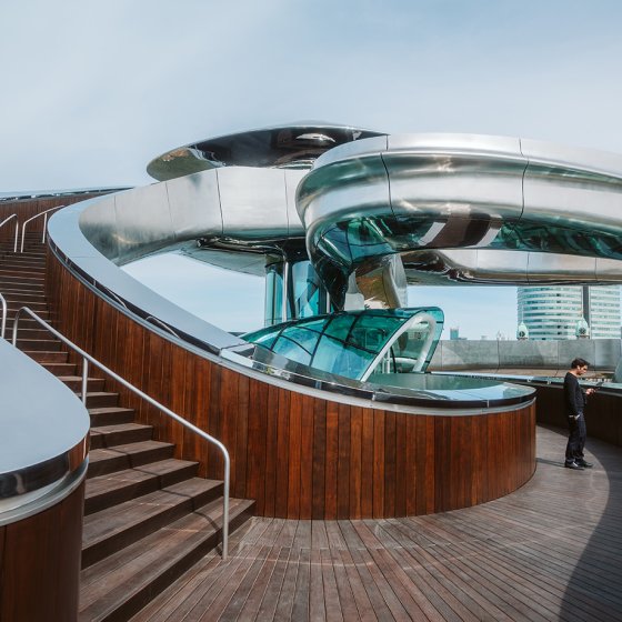 Fenix Rotterdam with Tornado at the heart of the museum building