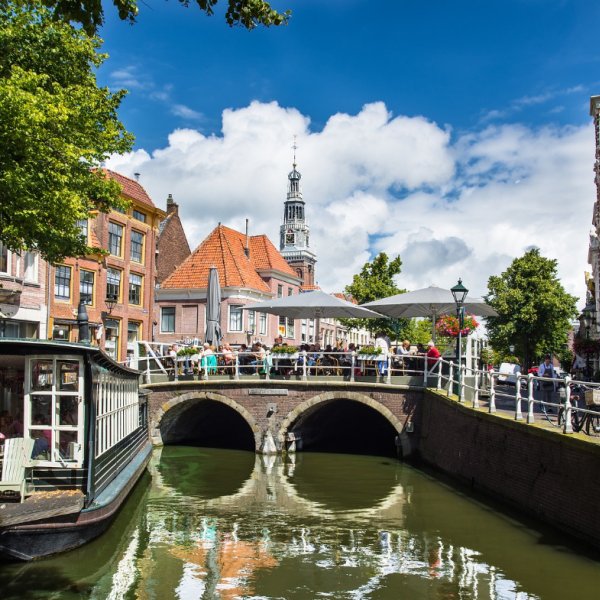 Canal in Alkmaar Canal in Alkmaar