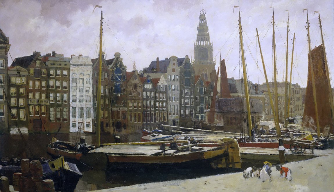 The Damrak in Amsterdam is an oil painting by Dutch painter George Hendrik Breitner, painted in 1903. The canvas is in the collection of the Rijksmuseum Amsterdam