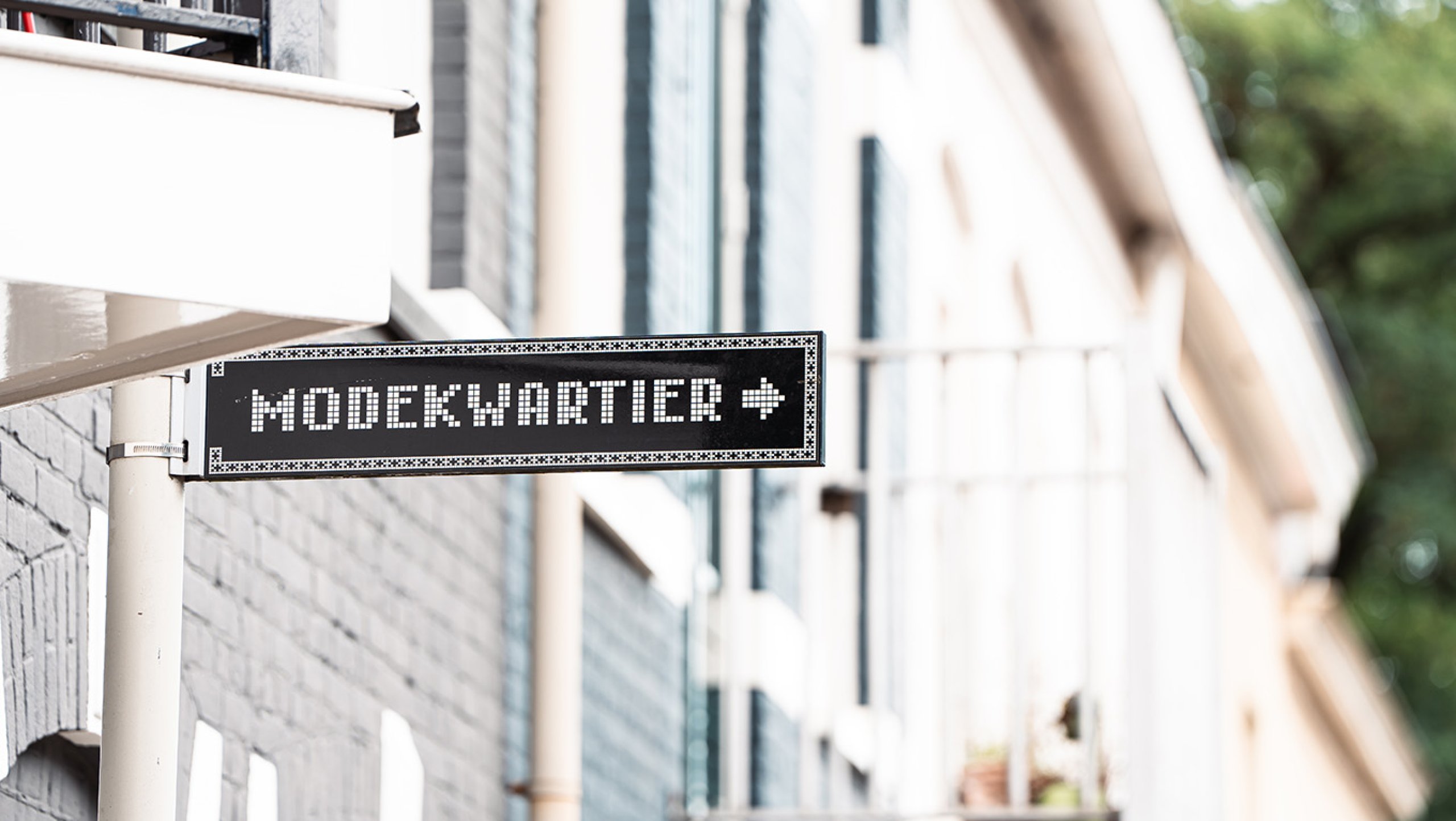The Modekwartier district in Arnhem