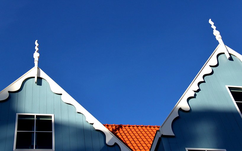 Typically Zaans, detail of some Zaans houses