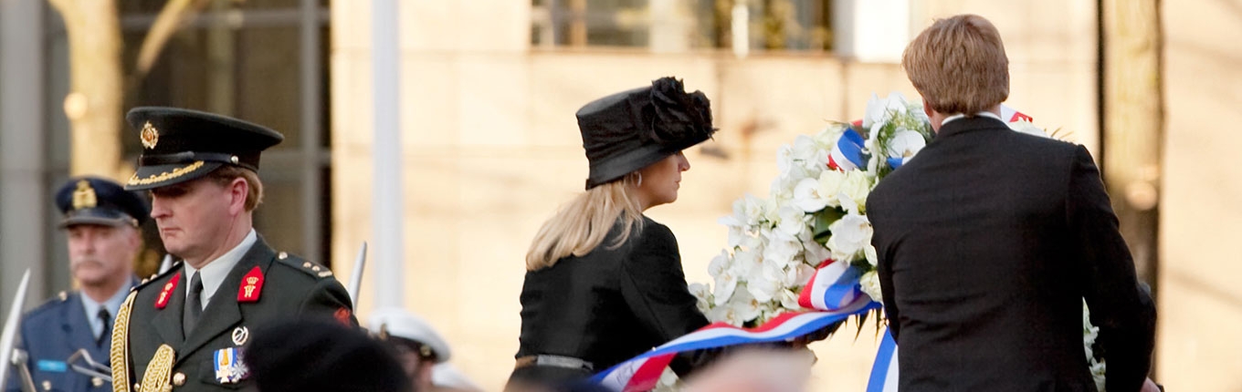 Queen Maxima and king Willem Alexander at Remembrance Day Queen Maxima and king Willem Alexander at Remembrance Day