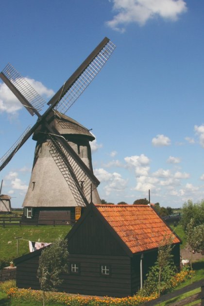 Museum windmill in Schermerhorn