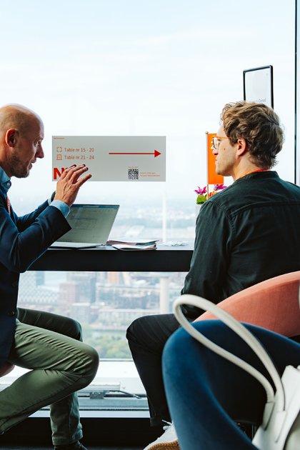 One-to-one meeting between tourism professionals at the Travel Trade Networking Event in Rotterdam