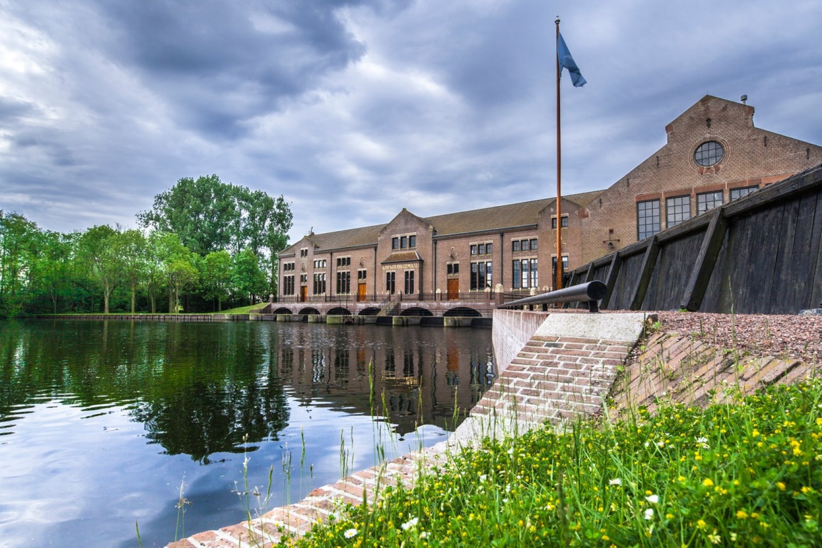 View of the Woudagemaal pumping station