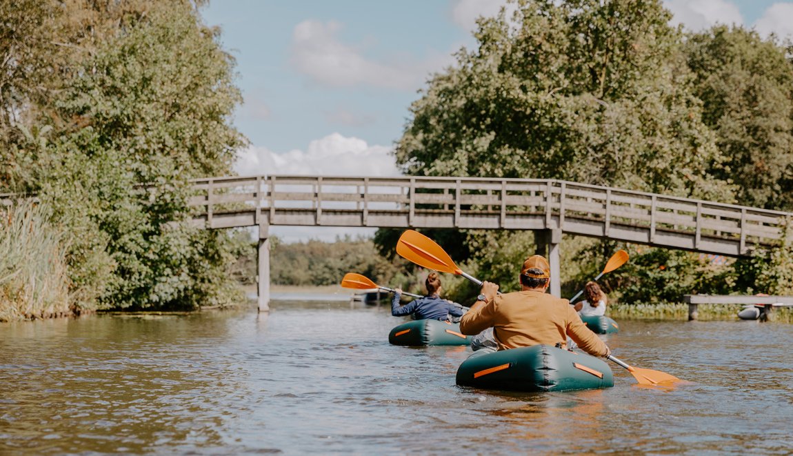 Packrafting Friesland Woodssteps
