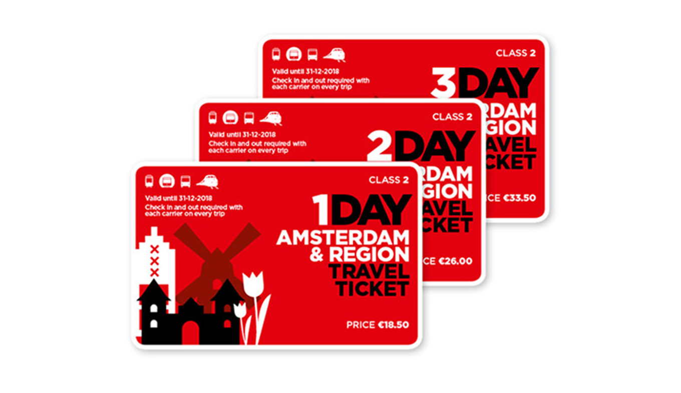 4 day travel ticket amsterdam