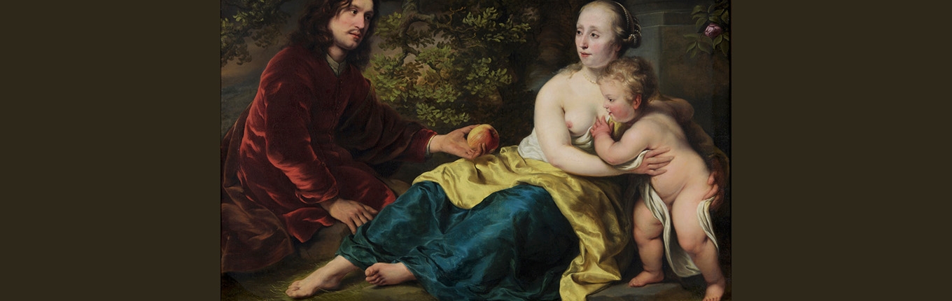 Ferdinand Bol - Portret Wigbold Slicher en Elisabeth Spiegel als Paris en Venus - 1656 - Dordrechts Museum Ferdinand Bol - Portret Wigbold Slicher en Elisabeth Spiegel als Paris en Venus - 1656 - Dordrechts Museum