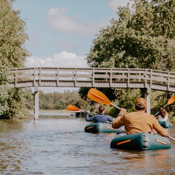 Packrafting Friesland Woodssteps
