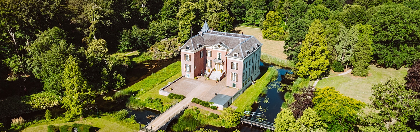 Huis Doorn drone view Huis Doorn drone view