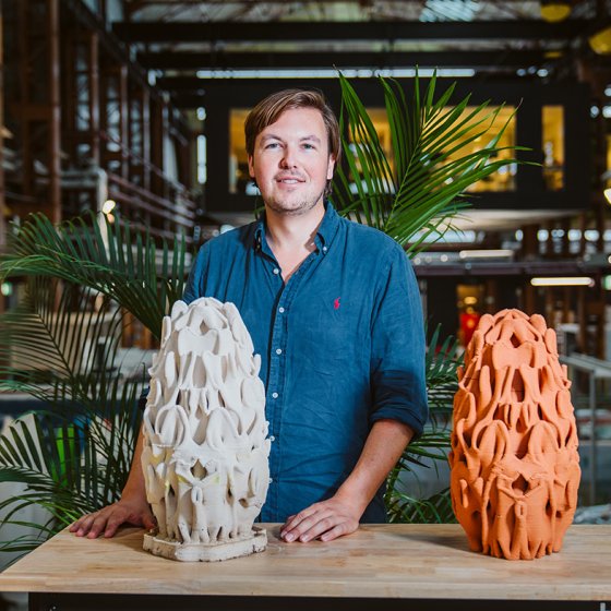 Pierre Oskam of Urban Reef at work