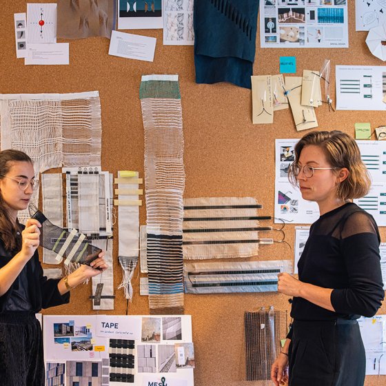 Pauline van Dongen working on developments