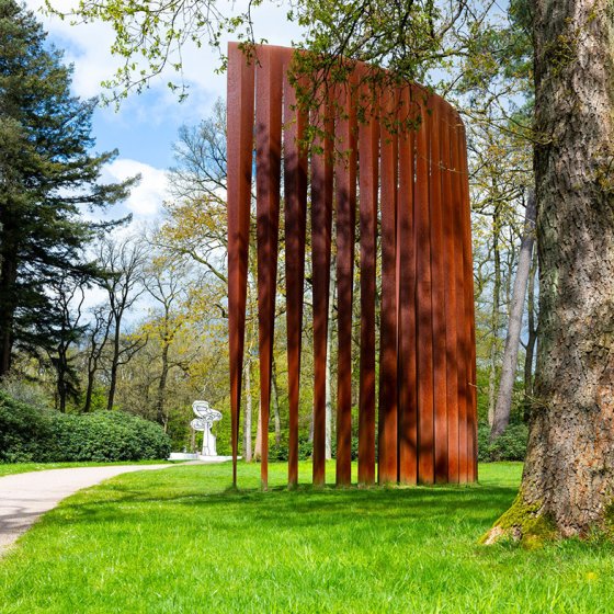 Outdour art Kr&ouml;ller-M&uuml;ller Museum Veluwe, Evert Strobos, Palissade