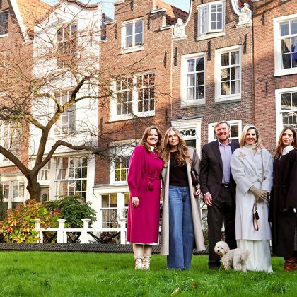 King Willem-Alexander with his family